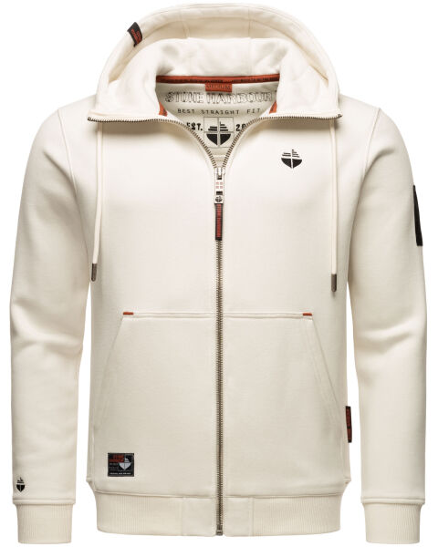 Stone Harbour Jacobi Jami Herren Sweatjacke Hoodie Weiss Größe S - Gr. S