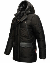 Stone Harbour Mitjaa Herren Winter Jacke Parka Schwarz-Gr.S