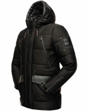 Stone Harbour Mitjaa Herren Winter Jacke Parka Schwarz-Gr.S