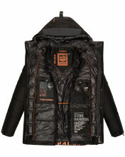 Stone Harbour Mitjaa Herren Winter Jacke Parka Schwarz-Gr.L