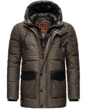 Stone Harbour Mitjaa Herren Winter Jacke Parka Anthrazit-Gr.M