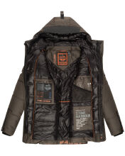 Stone Harbour Mitjaa Herren Winter Jacke Parka Anthrazit-Gr.M