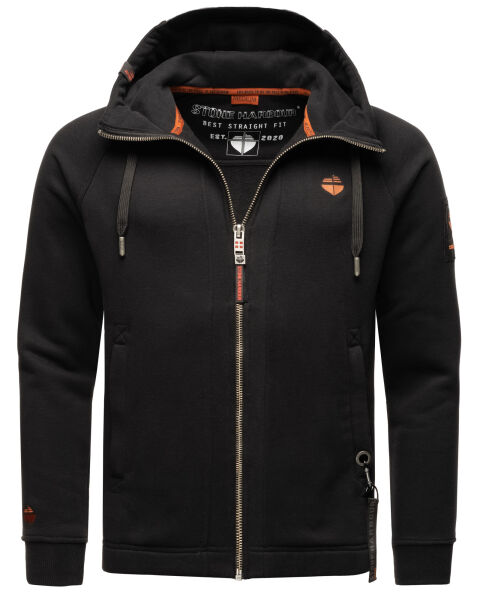 Stone Harbour Finn Luca Sweatjacke Hooded Schwarz-Gr.M