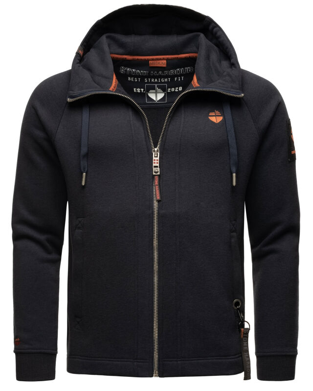 Stone Harbour Finn Luca Sweatjacke Hooded Navy-Gr.3XL