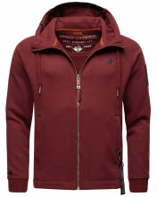 Stone Harbour Finn Luca Sweatjacke Hooded Bordeaux-Gr.L