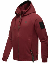 Stone Harbour Finn Luca Sweatjacke Hooded Bordeaux-Gr.L