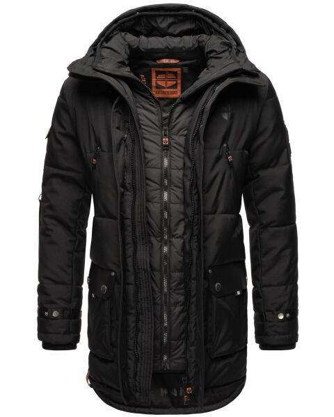 Stone Harbour Winterjacke Tahaa Winterparka Schwarz-Gr.S