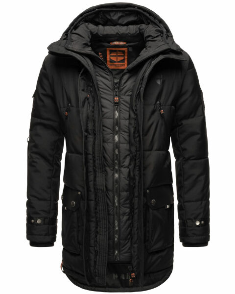 Stone Harbour Winterjacke Tahaa Winterparka Schwarz-Gr.XL