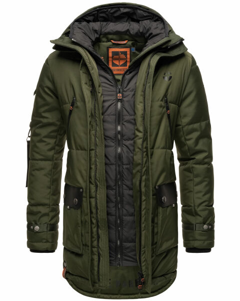 Stone Harbour Winterjacke Tahaa Winterparka Olive-Gr.XXL