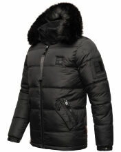 Stone Harbour Zarlaan Herren Winterjacke Parka Schwarz-Gr.S