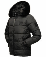 Stone Harbour Zarlaan Herren Winterjacke Parka Schwarz-Gr.S