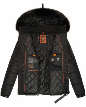 Stone Harbour Zarlaan Herren Winterjacke Parka Schwarz-Gr.S