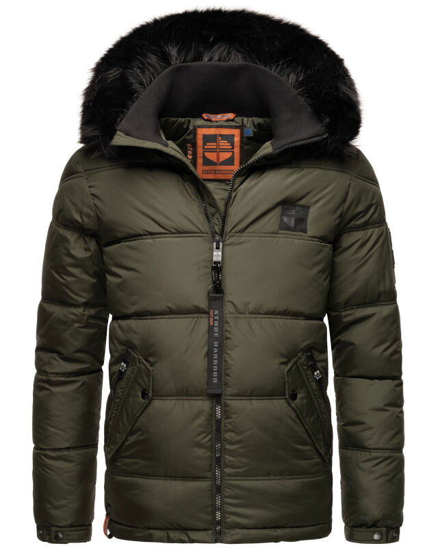 Stone Harbour Zarlaan Herren Winterjacke Olive