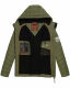 Stone Harbour Zaharoo wasserdichte Herren Regen Steppjacke