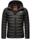 Stone Harbour Zaharoo wasserdichte Herren Regen Steppjacke Schwarz Größe S - Gr. S