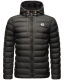 Stone Harbour Zaharoo wasserdichte Herren Regen Steppjacke Schwarz Größe S - Gr. S