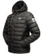Stone Harbour Zaharoo wasserdichte Herren Regen Steppjacke Schwarz Größe S - Gr. S