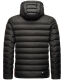 Stone Harbour Zaharoo wasserdichte Herren Regen Steppjacke Schwarz Größe S - Gr. S