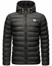 Stone Harbour Zaharoo wasserdichte Herren Regen Steppjacke Schwarz Größe L - Gr. L