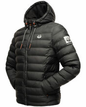 Stone Harbour Zaharoo wasserdichte Herren Regen Steppjacke Schwarz Größe L - Gr. L