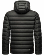 Stone Harbour Zaharoo wasserdichte Herren Regen Steppjacke Schwarz Größe L - Gr. L