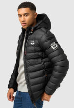 Stone Harbour Zaharoo wasserdichte Herren Regen Steppjacke Schwarz Größe L - Gr. L