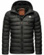 Stone Harbour Zaharoo wasserdichte Herren Regen Steppjacke Schwarz Größe L - Gr. L