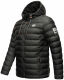 Stone Harbour Zaharoo wasserdichte Herren Regen Steppjacke Schwarz Größe L - Gr. L