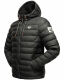 Stone Harbour Zaharoo wasserdichte Herren Regen Steppjacke Schwarz Größe L - Gr. L