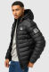 Stone Harbour Zaharoo wasserdichte Herren Regen Steppjacke Schwarz Größe L - Gr. L
