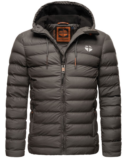 Stone Harbour Zaharoo wasserdichte Herren Regen Steppjacke Anthrazit Größe S - Gr. S