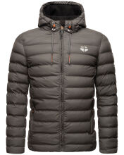 Stone Harbour Zaharoo wasserdichte Herren Regen Steppjacke Anthrazit Größe S - Gr. S