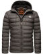 Stone Harbour Zaharoo wasserdichte Herren Regen Steppjacke Anthrazit Größe S - Gr. S