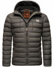 Stone Harbour Zaharoo wasserdichte Herren Regen Steppjacke Anthrazit Größe M - Gr. M