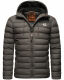 Stone Harbour Zaharoo wasserdichte Herren Regen Steppjacke Anthrazit Größe XXXL - Gr. 3XL