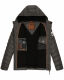 Stone Harbour Zaharoo wasserdichte Herren Regen Steppjacke Anthrazit Größe XXXL - Gr. 3XL
