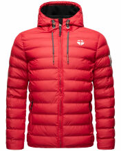 Stone Harbour Zaharoo wasserdichte Herren Regen Steppjacke Chili Rot Größe M - Gr. M