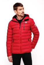 Stone Harbour Zaharoo wasserdichte Herren Regen Steppjacke Chili Rot Größe M - Gr. M