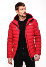 Stone Harbour Zaharoo wasserdichte Herren Regen Steppjacke Chili Rot Größe M - Gr. M