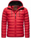 Stone Harbour Zaharoo wasserdichte Herren Regen Steppjacke Chili Rot Größe M - Gr. M
