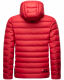 Stone Harbour Zaharoo wasserdichte Herren Regen Steppjacke Chili Rot Größe M - Gr. M