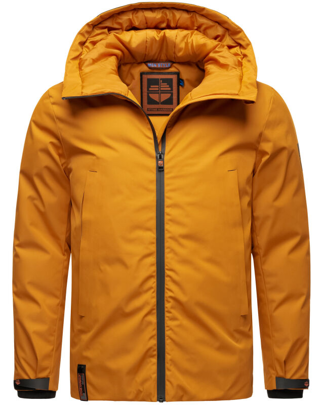 Stone Harbour Moagaa wasserdichte Herren Winterjacke Ocher Braun