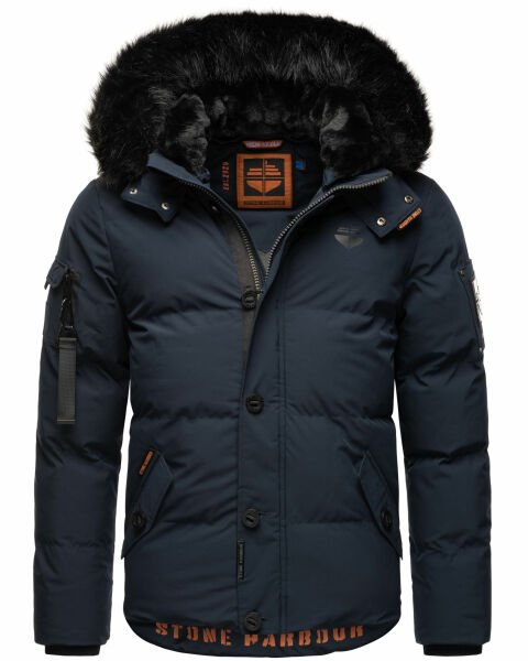Stone Harbour Halvaar Herren Winterjacke Navy-SF-Gr.L