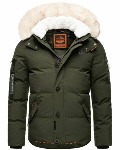 Stone Harbour Halvaar Herren Winterjacke Olive-WF-Gr.L