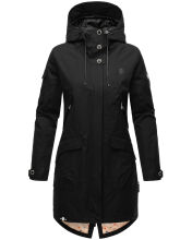 Navahoo Pfefferschote Damen Parka Schwarz Gr&ouml;&szlig;e XXL - Gr. 44