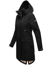 Navahoo Pfefferschote Damen Parka Schwarz Gr&ouml;&szlig;e XXL - Gr. 44