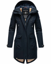 Navahoo Pfefferschote Damen Parka Navy Größe...