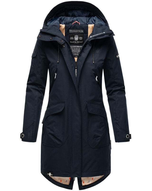 Navahoo Pfefferschote Damen Parka Navy