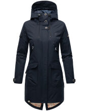 Navahoo Pfefferschote Damen Parka Navy Gr&ouml;&szlig;e XXL - Gr. 44