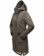 Navahoo Pfefferschote Damen Parka Anthrazit Größe XS - Gr. 34